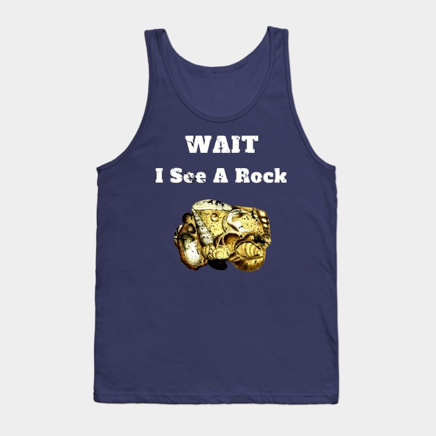 Wait I See A Rock Geology Fan Gift Tank Top by klimentina